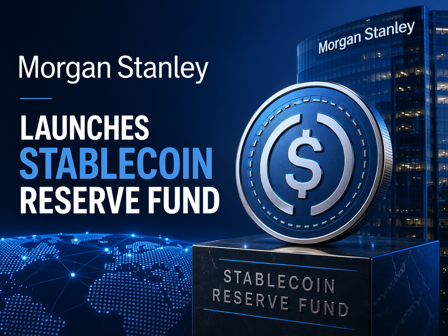 Morgan Stanley stablecoins reserve funds